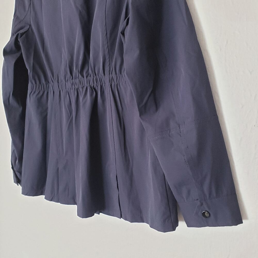 Sam Edelman Black Waterproof Lightweight Shirt-Jacket Shacket Rain Coat Small - Picture 7 of 12